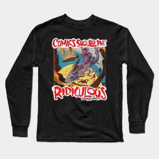 Comics Should Be Ridiculous: Steve Ditko A Long Sleeve T-Shirt